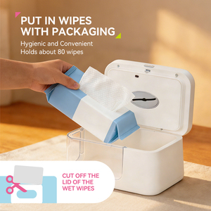 Nouvel arrivage ODM électrique distributeur de lingettes humides pour bébé matériau PP intelligent à température constante pour la propreté - Product Image 6