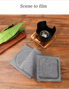 Plaque <span class=keywords><strong>de</strong></span> cuisson en <span class=keywords><strong>pierre</strong></span> <span class=keywords><strong>de</strong></span> <span class=keywords><strong>lave</strong></span> <span class=keywords><strong>pour</strong></span> steak, grille carrée en <span class=keywords><strong>pierre</strong></span> chaude avec cuisinière à alcool - Product Image 6
