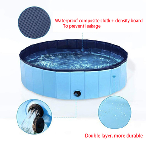 ZMaker Portable 80/100/120/160 cm Piscine <span class=keywords><strong>Pour</strong></span> Animaux de Compagnie <span class=keywords><strong>pour</strong></span> Chiens de Grande Taille Pliable <span class=keywords><strong>Chien</strong></span> Bain <span class=keywords><strong>Baignoire</strong></span> - Product Image 4