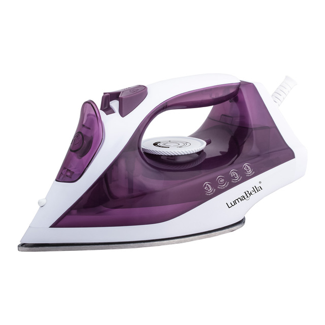 Lumabella Professional Small Household Ironing Machine Electric Hand-Held Steam Iron Ceramic Soleplates Hotel Clothes Steaming