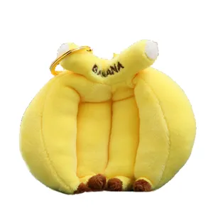 CE/ASTM 2024热卖毛绒玩具儿童香蕉枕头定制毛绒动物玩具Plushie专用水果玩具礼品
