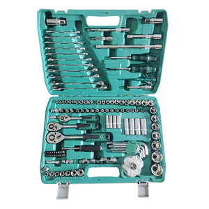 Auto Repair Mechanical 1/4 Inch 1/2 Drive Socket Wrench <b>Set</b> 121 Piece Ratchet <b>Tool</b> <b>Set</b> Hard Case Auto Repair Socket <b>Tool</b> <b>Set</b> - Product Image 5