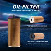 Filter oli suku cadang mobil kertas Filter hijau performa tinggi untuk BMW 1/2/3/4/5/6/7 Series X3 X4 X5 Z4 model 11428575211