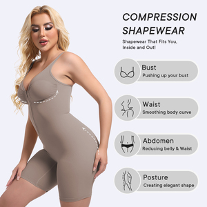 Fajas Moldeadoras Virales al por Mayor para Mujer, Control de Abdomen, Cierre Frontal, Body Sin Costuras, Moldeador de Cuerpo - Product Image 3