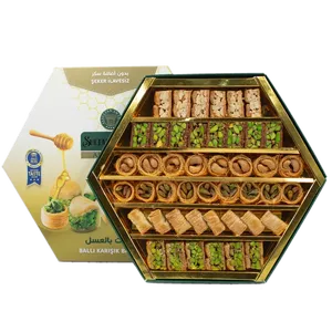 Wholesale Custom Size Recyclable Rigid Recycled Materials Ramadan Mubarak Palm Dates Nut Dried Fruit Eid <strong>Biscuit</strong> Dessert <strong>Gift</strong> - Product Image 1