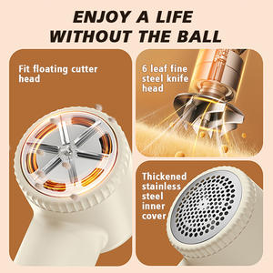 Levapelucchi Elettrico Ricaricabile USB in Materiale PP con Lama in Acciaio Inossidabile per Maglioni e Vestiti, Vendita all'Ingrosso - Product Image 3