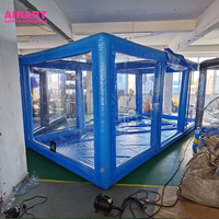 Tente gonflable transparente, en PVC, de haute qualité, personnalisée, pour voiture