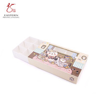Emballage de manches de sous-vêtements boîtes coulissantes boîte en carton de papier d'encre de soja chaussettes de bébé boîte-cadeau pliable