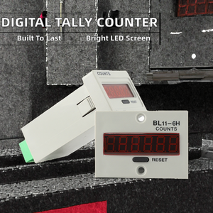 <span class=keywords><strong>JAKON</strong></span> JDM11-6H Industrieller Digitaler Zähler mit LED-Anzeige, 1 Jahr Datenspeicher, 220V AC, ab Lager lieferbar - Product Image 2