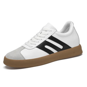 Zapatillas Casuales de Cuero Genuino para Hombre, Blancas, Nuevas de Primavera, Estilo Alemán, con Aumento de Altura de 8 cm, para Uso Diario y Trabajo, con Forro de Malla - Product Image 5