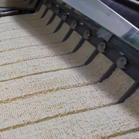 Machine à nouilles Ramen instantanée-Ligne de production entièrement automatique, frite, carrée 75-95g, 50,000-90,000 paquets/8h pour les boutiques asiatiques