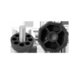 <b>Adjustable</b> Feet M6 M8 M10 Plastic Anti Slip <b>Table</b> Chair <b>Leg</b> Pads With Screw For Furniture - Product Image 4