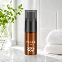 Hochwertige 30/35ml Hochtransparente Baby-Lotion Öl- & Serumflasche mit Lotionspumpe Reisegröße Spenderflasche
