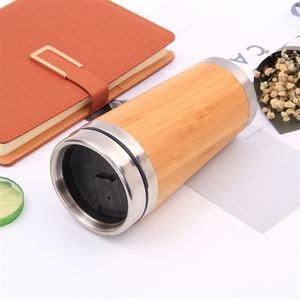 <span class=keywords><strong>Tazza</strong></span> <span class=keywords><strong>da</strong></span> caffè termica in fibra di bambù a doppia parete all'ingrosso in acciaio inossidabile - Product Image 3