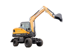 Mini-excavatrice sur pneus XCMG XE60WGH de 6 tonnes avec godet de 0,23 m³ et pièces de rechange - Product Image 2