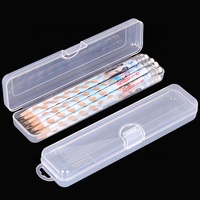 Boîte de rangement portable pour couverts d'extérieur SUNSHING OEM ODM, étui transparent en plastique pour cuillères, fourchettes et baguettes
