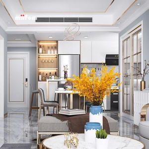 Giá bán buôn Hiện Đại Trắng chung tủ bếp thiết kế cho căn hộ - Product Image 4