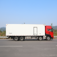 Camion frigorifique professionnel 8x4 LHD, moteur diesel Euro 6 de 465 CV, fourgon frigorifique de 9,5 m pour la logistique