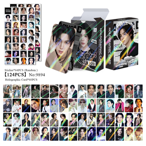 การ์ดรูปภาพและสติกเกอร์ KPOP BT/S/ <span class=keywords><strong>V</strong></span>/SUGAR/JUNGKOOK จำนวน 124 ชิ้น ของขวัญสำหรับแฟนคลับ งานฝีมือกระดาษ พิมพ์ดิจิทัล - Product Image 5