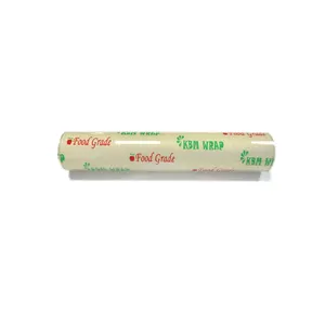 small/middle roll good smooth pvc plastic food grade cling wrap fim