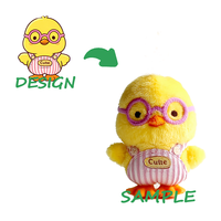 Porte-clés en peluche super doux personnalisé avec doublure en maille - Style couverture réconfortante
