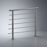 Poteau de balustrade en acier inoxydable 304 316 de haute qualité pour extérieur, balcon, balustre, support de sécurité pour escalier, main courante