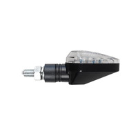 Clignotant LED pour moto, clignotant orange, 2 lentilles, scooter, moto, M8, homologué E-mark