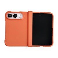Coque de téléphone minimaliste en PC rigide anti-chute avec charnière centrale, finition mate effet peau pulvérisée à l'huile pour iPhone 18 Duo Fold Ultra
