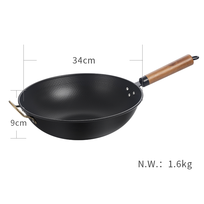Unique poignée wok L 34cm