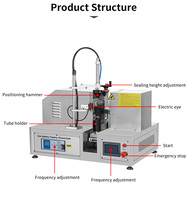 Máquina Eléctrica Automática de Llenado y Sellado para Envases de Bebidas, Productos Químicos, Botellas de Plástico y Aluminio, Latas, Pasta de Dientes, Crema de Manos