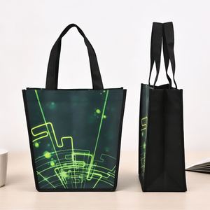 Sac fourre-tout réutilisable en PET pour sublimation, non-tissé, à fermeture ouverte, aux couleurs vives, personnalisable pour les campagnes promotionnelles et la marque, idéal pour les présentoirs de magasin et les achats en gros. - Product Image 2