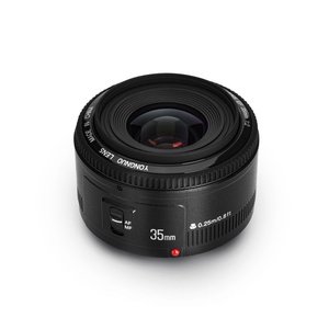 Yngnuo Yn35mm F2ビデオカメラレンズ広角大型開口自動レンズカメラ自動7ブレード35mm - Product Image 2