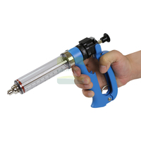 Seringue à tige de traction vétérinaire Seringue continue semi-automatique 50ml 25ml Seringue à vaccin réglable pour grands animaux