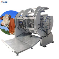 Nouvelle version améliorée de machine d'abattage de bovins, box d'abattage halal, ligne de traitement pour abattoir de vaches