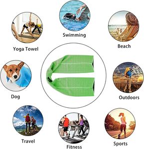 Khăn thể thao làm mát Eastsunshine 100% Polyester, dùng cho du lịch, khăn lạnh tức thì, khăn làm mát thần kỳ cho cổ và mặt - Product Image 5