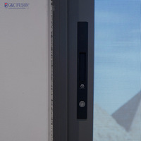 Fenêtre coulissante en aluminium étanche, insonorisée et à double vitrage, pour villa résidentielle, en promotion – Économie d'énergie
