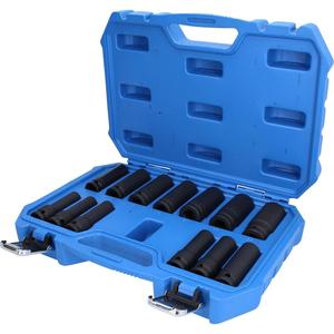 Brilliant Tools Juego de Llaves hexagonales de broca de impacto de 1/2 ", 13 piezas, largo, 10 - 24 mm - Product Image 1