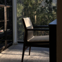 Chaise de salle à manger minimaliste italienne avec dossier, chaise de négociation pour restaurant et hôtel, chaise en bois massif, chaise de thé