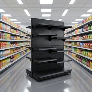 Robustes Metall-Supermarktregal mit Abnehmbarer Bodenplatte Hohe Tragfähigkeit Fokussiert auf den Deutschen <span class=keywords><strong>Markt</strong></span> - Product Image 2