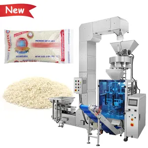 Fully automatic high speed plastic granule cooked rice large gusset bag packing machine