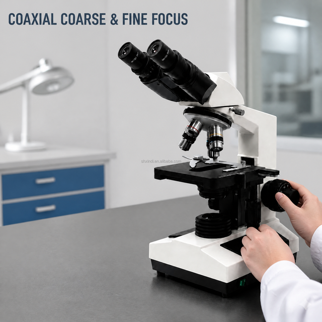 Xindi Laboratory School XSZ-N207 40X-1000X LED Optical Biological Binocular Microscope