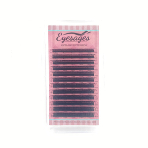 OEM/ODM Premium 0,07mm Extensiones de pestañas de pelo sintético grueso Pestañas Efecto de seda Estilo natural PBT Etiqueta privada - Product Image 2