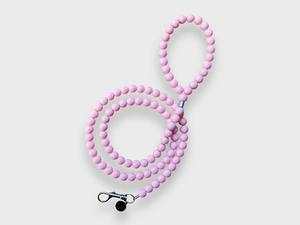 Correa para Perro con Cuentas, Color Rosa Pastel, Diseño Único, Hecha a Mano, para Cachorros y Gatos - Product Image 2