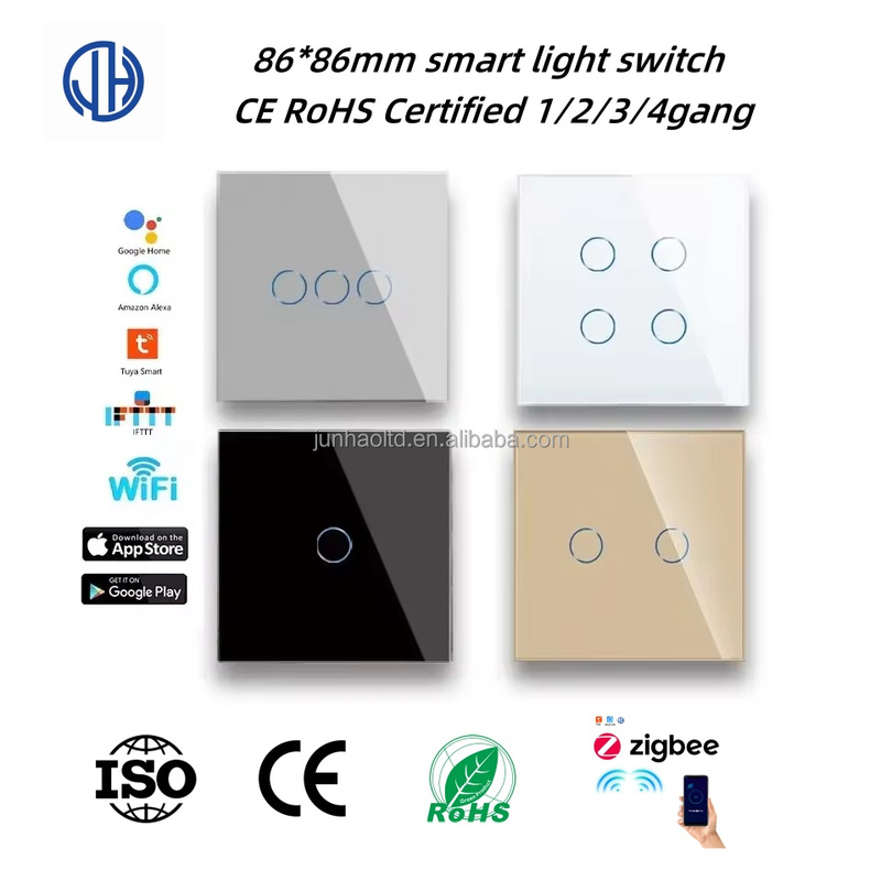 Wireless US Smart Touch Switches Interruptor