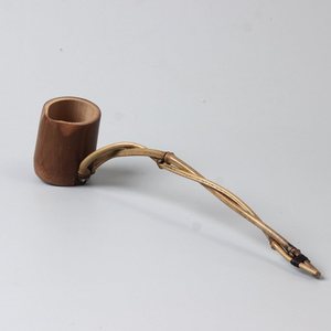 Louche à eau en racine de bambou non peinte, cuillère à vin écologique, accessoire pour service à thé/cérémonie du thé japonais, tasse/cuillère à thé en bambou. - Product Image 1
