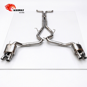 Système d'échappement à soupapes en acier inoxydable pour Maserati <span class=keywords><strong>Levante</strong></span> 2023 3.8L Twin Turbo <span class=keywords><strong>V8</strong></span> AWD Performance Catback - Product Image 5