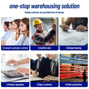 Estantería industrial de acero resistente de <span class=keywords><strong>China</strong></span> para almacenes Estante de piso de entresuelo Protección contra la corrosión Estantería de almacenamiento de almacén - Product Image 3