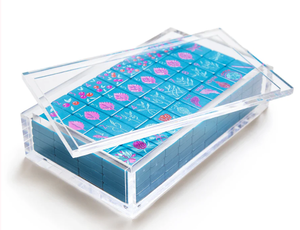 Factory Custom Made Transparent Lucite Acrylic <b>Mahjong</b> Premium Protect case <b>Set</b> for Display Only - Product Image 5