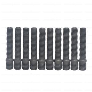Livraison à temps 10pcs 62MM Long 12x1.5 à 12x1.5 Conversion de boulon de roue étendu <span class=keywords><strong>noir</strong></span> - Product Image 1