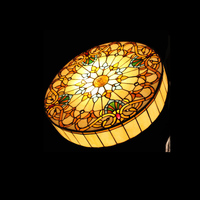 Plafonniers LED pour la décoration de chambre à coucher chaleureuse, lampes de plafond Jane Idyllic Living Room Clover Lighting